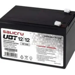 SALICRU UBT 12/12 BATERIA AGM RECARGABLE DE 12 AH / 12 V - COLOR NEGRO
