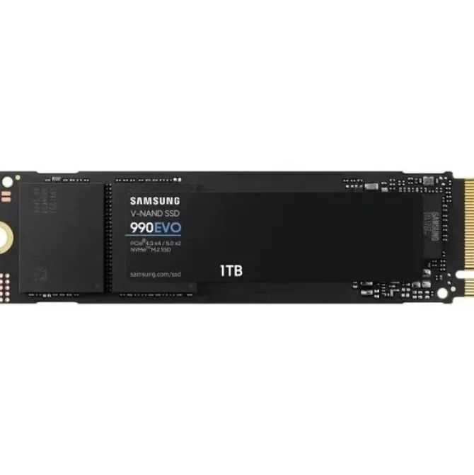 SAMSUNG 990 EVO DISCO DURO SOLIDO SSD 1TB M.2 PCIE 4.0 X4, 5.0 X2 NVME 2.0