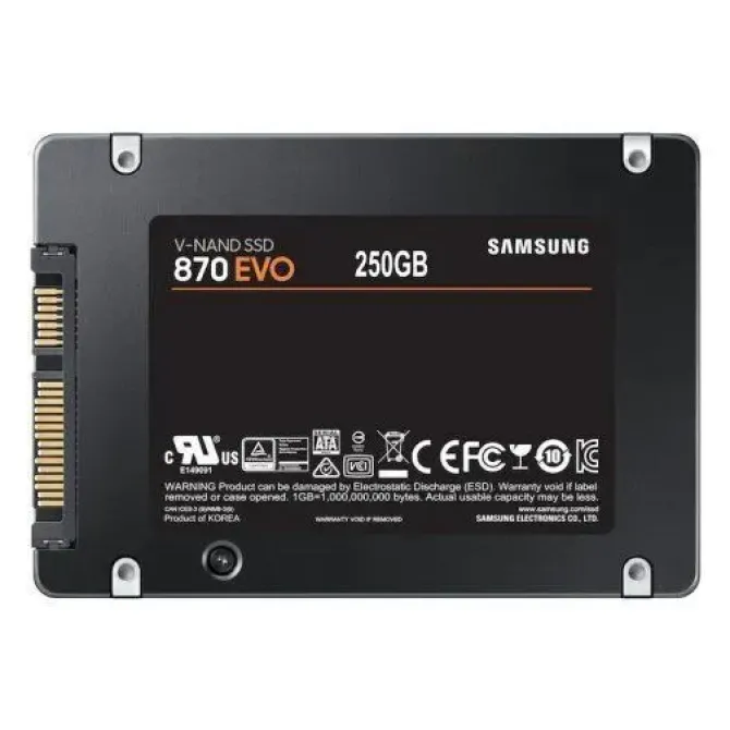 SAMSUNG 870 EVO DISCO DURO SOLIDO SSD 250GB 2.5 SATA3