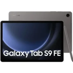 SAMSUNG GALAXY TAB S9 FE 5G PANTALLA 10.9 5G, WIFI, BLUETOOTH 5.3 - RAM 8GB - 256GB DE ALMACENAMIENTO - CAMARA PRINCIPAL 8MPX - BATERIA 8000MAH - CARGA RAPIDA 45W - COLOR GRIS