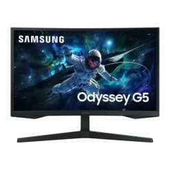 SAMSUNG ODYSSEY G5 MONITOR 27 CURVO 1000R LED VA QHD 165HZ FREESYNC - RESPUESTA 1MS - ANGULO DE VISION 178º - HDMI, DISPLAYPORT - VESA 75X75MM