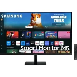 SAMSUNG SMART MONITOR M5 LED 27 FULLHD 1080P HDR WIFI, BLUETOOTH - RESPUESTA 4MS - MANDO A DISTANCIA - ALTAVOCES INCORPORADOS - 16:9 - USB, HDMI - VESA 100X100MM