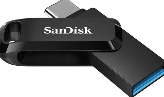 SANDISK ULTRA DUAL DRIVE GO MEMORIA USB-C Y USB-A 256GB - HASTA 150MB/S DE LECTURA - COLOR NEGRO (PENDRIVE)