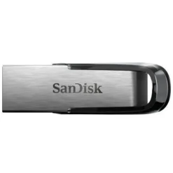 SANDISK ULTRA FLAIR MEMORIA USB 3.0 128GB - SIN TAPA - COLOR ACERO/NEGRO (PENDRIVE)