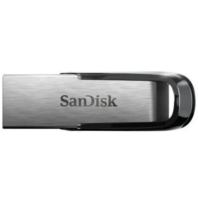 SANDISK ULTRA FLAIR MEMORIA USB 3.0 32GB - SIN TAPA - COLOR ACERO/NEGRO (PENDRIVE)