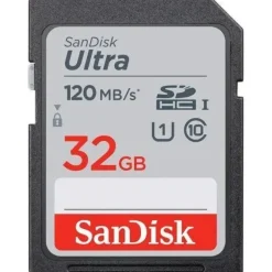 SANDISK ULTRA TARJETA SDHC 32GB UHS-I CLASE 10 120MB/S