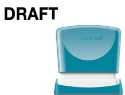 SELLO X'STAMPER QUIX PERSONALIZABLE COLOR NEGRO MEDIDAS 11X40 MM Q-10