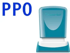 SELLO X'STAMPER QUIX PERSONALIZABLE COLOR AZUL MEDIDAS 11X25 MM Q-04