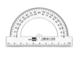 SEMICIRCULO LIDERPAPEL 10 CM PLASTICO