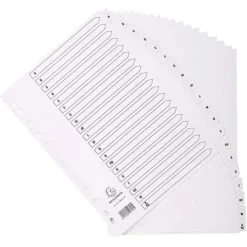 SEPARADORES EXACOM A4 CART.A-ZBLANCO