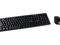 SET TECLADO + RATON INALAMBRICO Q-CONNECT 2.4G NEGRO COMPATIBLE WINDOWS 98 / NT / ME / 2000 / XP / 7 /