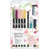 SET WATERCOLORING TOMBOW SET FLORAL 9 PIEZAS