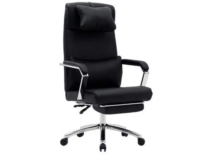 SILLA Q-CONNECT DIRECCION RAVENNA SIMIL PIEL BASE METALICA ALT MAX 1300 ANC 670 PROF 730 MM RUEDAS PREMIUM