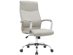 SILLA Q-CONNECT DIRECCION MODE NA SIMIL PIEL BASE METALICA ALT MAX 1210 ANC 630 PROF 650 MM RUEDAS PREMIUM COLOR GRIS