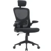 SILLA Q-CONNECT ERGONOMICA PAL ERMO MALLA BASE NYLON ALT MAX 1300 ANC 610 PROF 600 RUEDAS PREMIUM COLOR NEGRO