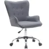 SILLA Q-CONNECT ESCRITORIO MES SINA BASE METALICA ALT MAX 960 ANC 570 PROF 620 RUEDAS PREMIUM COLOR GRIS