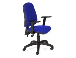 SILLA ROCADA DIRECCION SISTEMA ASINCRO CON BRAZOS COLOR AZUL