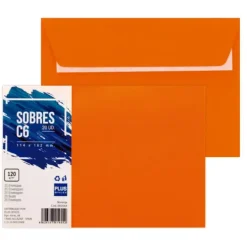 SOBRE PLUS 114*162 NARANJA
