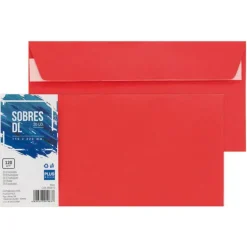SOBRE PLUS 110X220 ROJO
