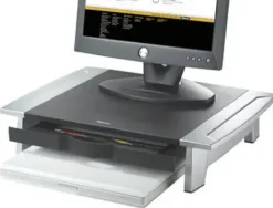SOPORTE FELLOWES PARA MONITOR TFT OFFICE SUITES AJUSTABLE EN ALTURA CON BANDEJA 100/150X500X364 MM MM COLOR