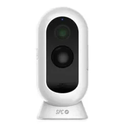 SPC CAMARA DE SEGURIDAD INALAMBRICA CON BATERIA - 9600 MAH - WIFI - INTERIOR Y EXTERIOR - RESISTENTE A LA LLUVIA - FULL HD - VISION NOCTURNA - NOTIFICACIONES EN TIEMPO REAL - AUDIO BIDIRECCIONAL - COL