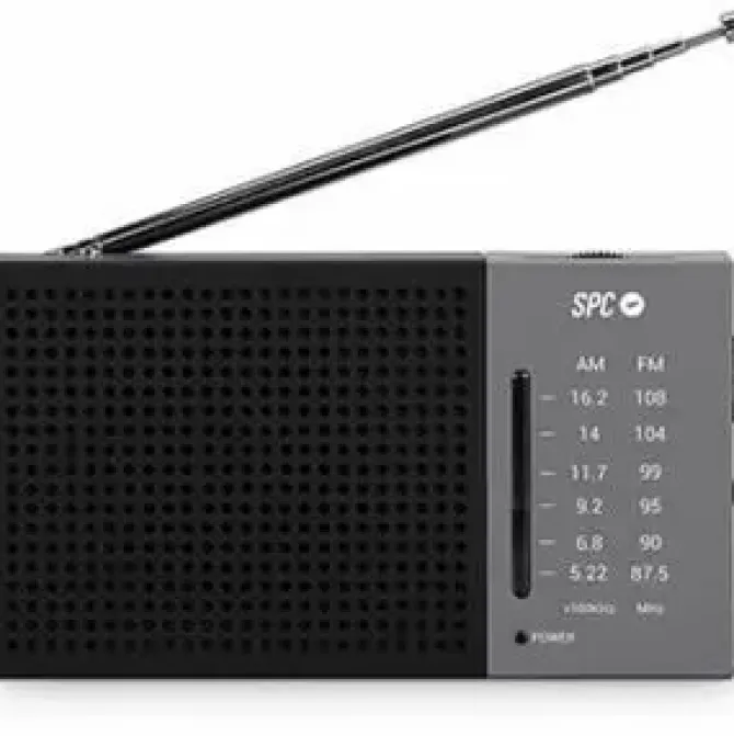 SPC JETTY LITE RADIO PORTATIL ANALOGICA FM/AM - ENTRADA JACK 3.5MM - ANTENA TELESCOPICA - ALIMENTACION CON PILAS - COLOR NEGRO/GRIS