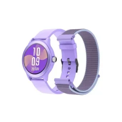 SPC SMARTEE DUO VIVO RELOJ SMARTWATCH PANTALLA REDONDA 1.27 - MAS DE 100 MODOS DEPORTIVOS - MONITOREO DE SALUD - RESISTENCIA IP68 - COLOR VIOLETA