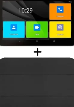 SPC TABLET ANDROID PARA MAYORES 10.35 - ICONOS XXL - CONECTIVIDAD 4G - FUNDA PROTECTORA INCLUIDA - BATERIA DE 6.000 MAH - 4GB DE RAM - 64GB DE ALMACENAMIENTO INTERNO - COLOR NEGRO