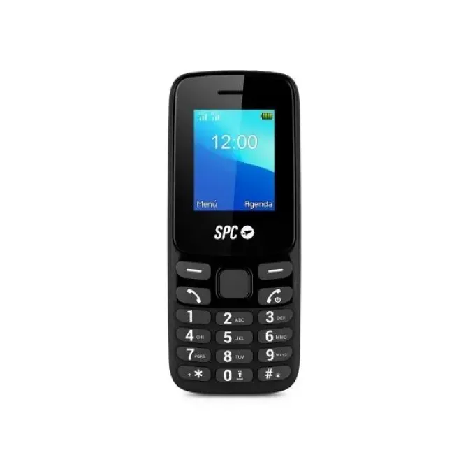 SPC TALK 2 4G TELEFONO MOVIL - CUERPO COMPACTO Y LIGERO - PANTALLA DE 1.77 PULGADAS - DUAL SIM - BATERIA DE 1150MAH - RADIO FM - LINTERNA Y CAMARA DE FOTOS - COLOR NEGRO