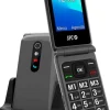 SPC TELEFONO MOVIL BOTON SOS - DE TAPA PARA PERSONAS MAYORES - BOTON DE EMERGENCIAS - BOTONES Y TECLAS GRANDES - AYUDA INTELIGENTE EN REMOTO - ACCESO DIRECTO A TRES CONTACTOS - BASE DE CARGA Y CONECTO