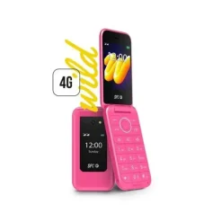 SPC WILD TELEFONO MOVIL 4G CON PANTALLAS PRINCIPAL 2.8 EXTERIOR 1.77 Y TAPA - CAMARA, RADIO FM, LINTERNA - MANOS LIBRES - COLOR ROSA