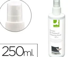 SPRAY Q-CONNECT LIMPIADOR DE PANTALLAS Y TECLADOS BOTE DE 250 ML