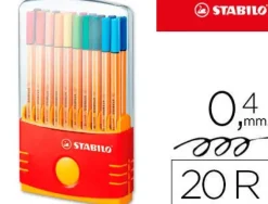 STABILO ROTULADOR STABILO POINT-88 20COL/ROJO 8820-03 MAK119907