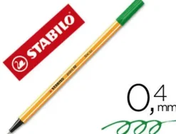 STABILO ROTULADOR STABILO POINT-88 VERDE HOJA 88/43 MAK119900
