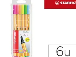 STABILO ROTULADOR STABILO POINT-88 NEON 6COL. 88/6-1 MAK119046