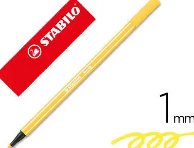 STABILO ROTULADOR STABILO PEN-68 AMARILLO 68/44 MAK118657