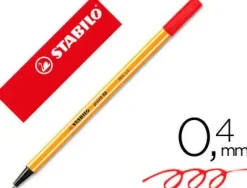 STABILO ROTULADOR STABILO POINT-88 ROJO 88/40 MAK119902