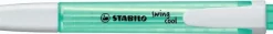 STABILO SWING COOL MARCADOR FLUORESCENTE - CUERPO PLANO - PUNTA BISELADA - TRAZO ENTRE 1 Y 4MM - TINTA CON BASE DE AGUA - ANTISECADO - COLOR TURQUESA