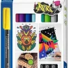 STAEDTLER LUMOCOLOR 318 C10 PACK DE 10 ROTULADORES PERMANENTES - TRAZO DE 0.6MM APROX - SECADO RAPIDO - COLORES SURTIDOS