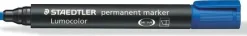 STAEDTLER LUMOCOLOR 350 ROTULADOR PERMANENTE - SECADO RAPIDO - PUNTA 2 - 5 MM APROX - COLOR AZUL