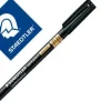 STAEDTLER LUMOCOLOR PERMANENT 319 ROTULADOR PERMANENTE DE PUNTA FINA - TRAZO 0.6MM - PARA APLICACIONES ESPECIALES - SECADO RAPIDO - COLOR NEGRO