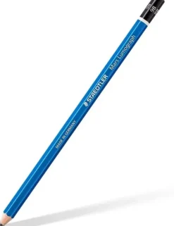 STAEDTLER MARS LUMOGRAPH 100 LAPIZ DE GRAFITO HEXAGONAL - MINA 9B - RESISTENCIA A LA ROTURA - MADERA DE BOSQUES SOSTENIBLES