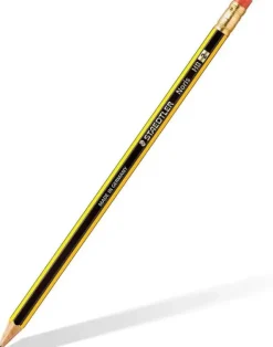 STAEDTLER NORIS 122 LAPIZ DE GRAFITO HEXAGONAL CON GOMA - MINA HB - RESISTENCIA A LA ROTURA - SIN PVC NI LATEX