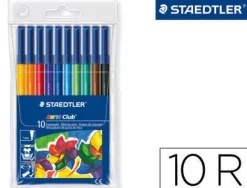 STAEDTLER NORIS 326 ROTULADOR DE PUNTA DE FIBRA - RESISTENTE A LA PRESION - TINTA BASE DE AGUA - COLORES SURTIDOS