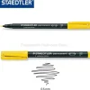 STAEDTLER ROTULADOR LUMOCOLOR 318F AMARILLO 318-1 MAK125291