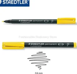 STAEDTLER ROTULADOR LUMOCOLOR 318F AMARILLO 318-1 MAK125291