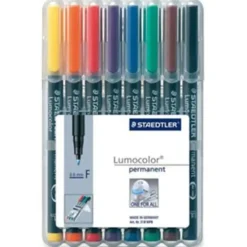 STAEDTLER ROTULADOR STAEDTLER LUMOCOLOR"M" 8COL 317 WP8 MAK080238