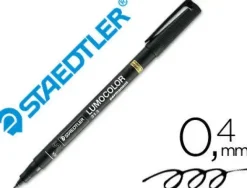 STAEDTLER ROTULADOR STAEDTLER LUMOCOLOR"SF"NEGR 313-9 MAK080225