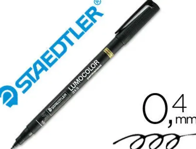 STAEDTLER ROTULADOR STAEDTLER LUMOCOLOR"SF"NEGR 313-9 MAK080225
