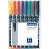 STAEDTLER ROTULADOR STAEDTLER LUMOCOLOR"F" 8COL 318 WP8 MAK080237
